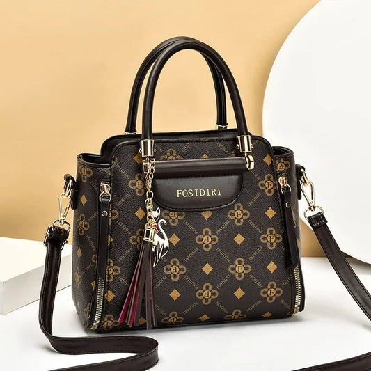 Fashionable Large Capacity Women's Handbag Hot Sale Of The Season Shoulder Crossbody Bag for Middle-Aged Mothers Stylish And Ver